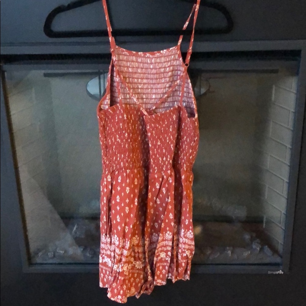 SOCIALITE Red Patterned Romper - Picture 3 of 3